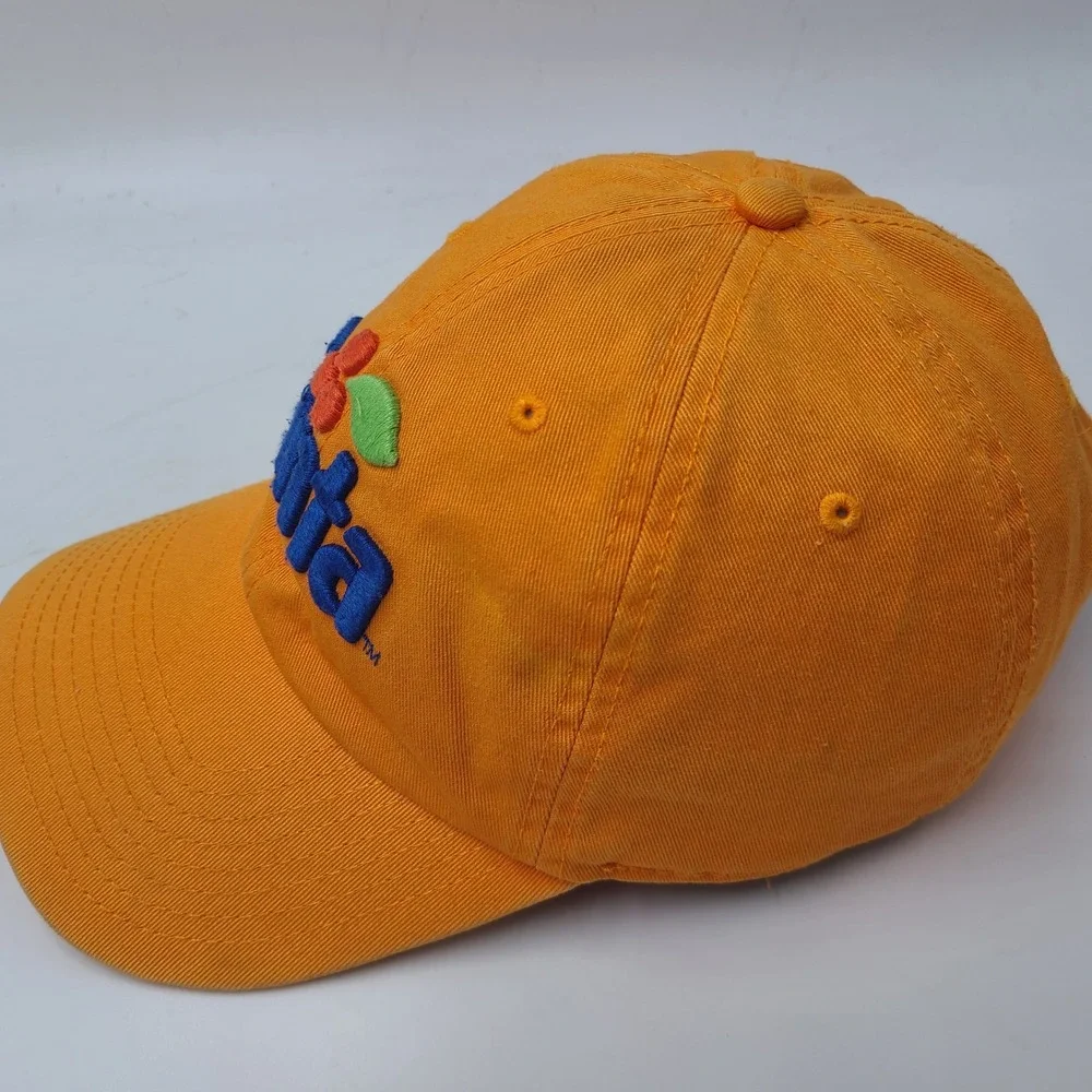 Fanta Hat Strapback American Needle Orange Blue Soda Logo Promo Casual Dad Men